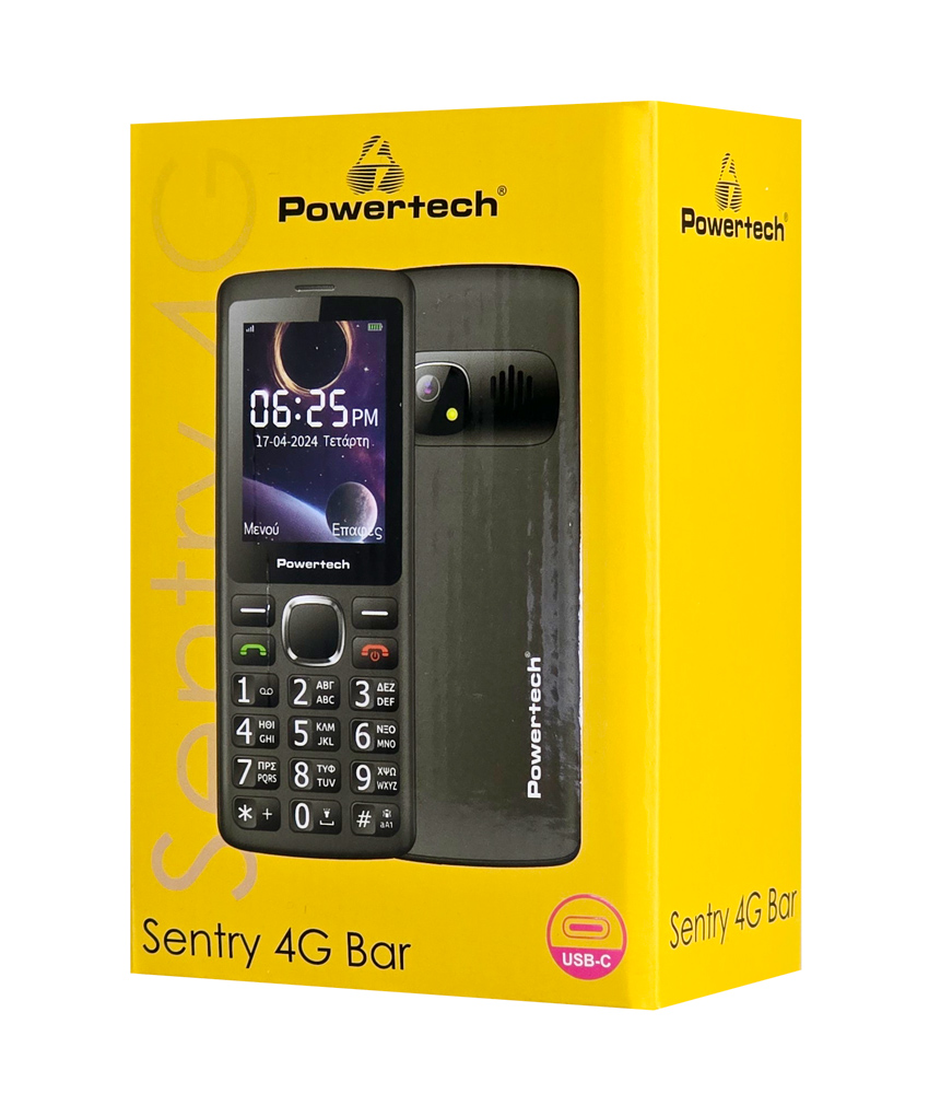POWERTECH κινητό τηλέφωνο Sentry 4G Bar - Image 3