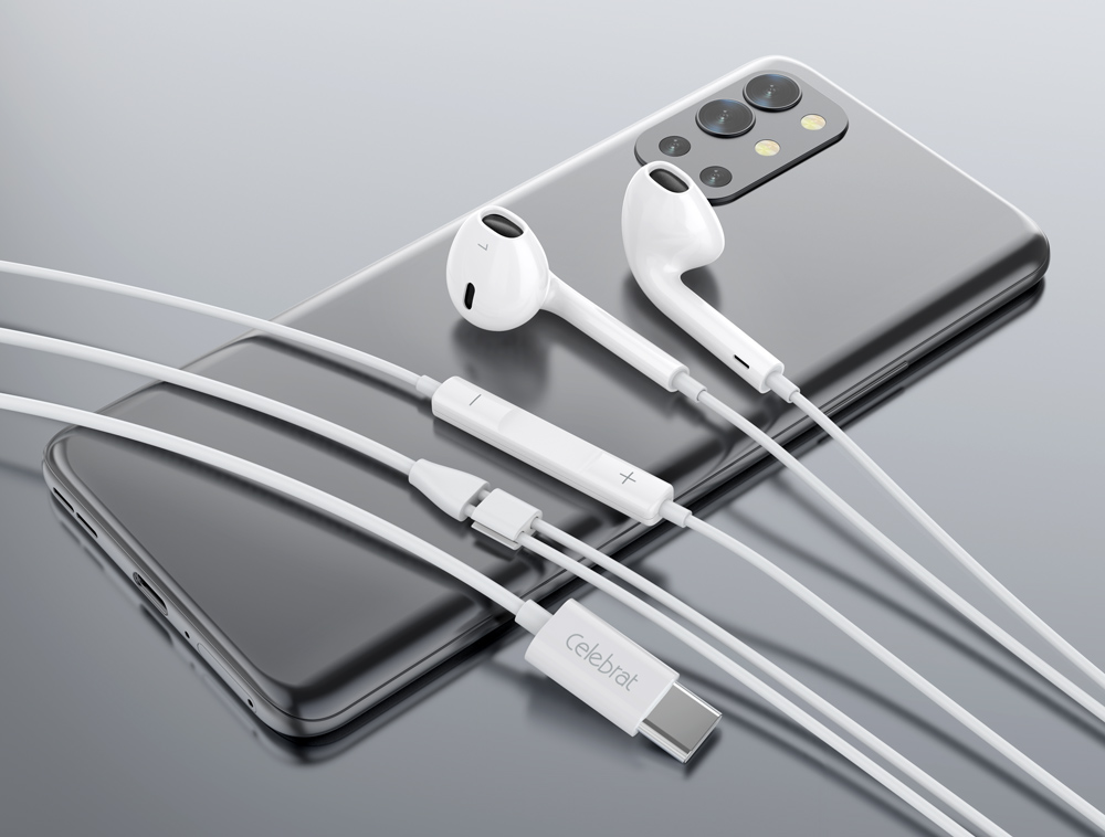 CELEBRAT earphones με μικρόφωνο E500 - Image 2