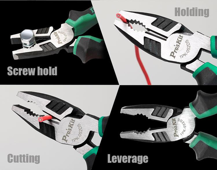 PROSKIT πένσα 1PK-052DS με αντιολισθητικές λαβές - Image 2