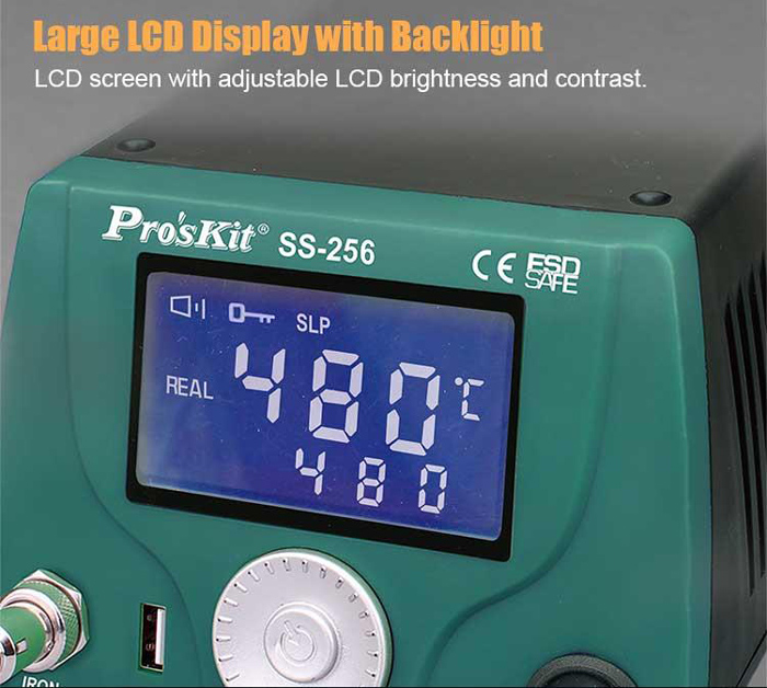 PROSKIT σταθμός συγκόλλησης SS-256B με κολλητήρι - Image 4