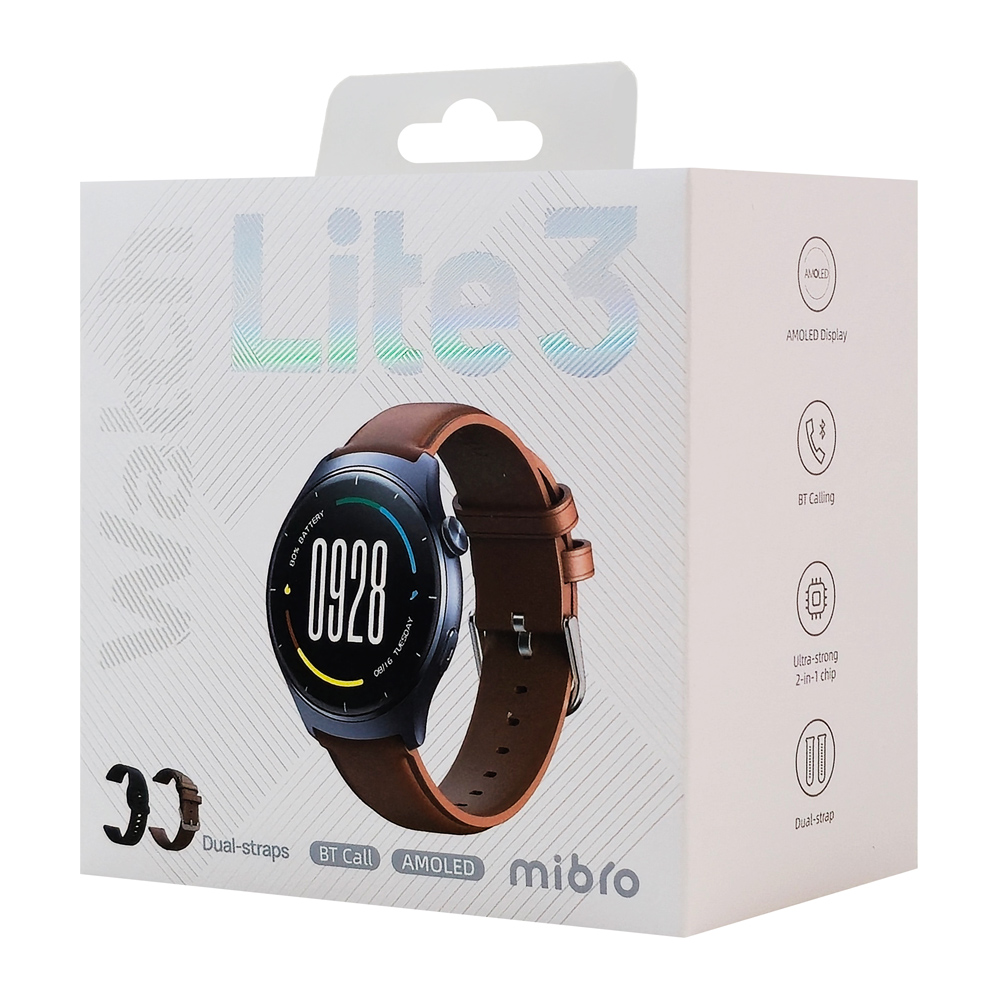 MIBRO smartwatch Lite 3 με 2x λουράκια - Image 3