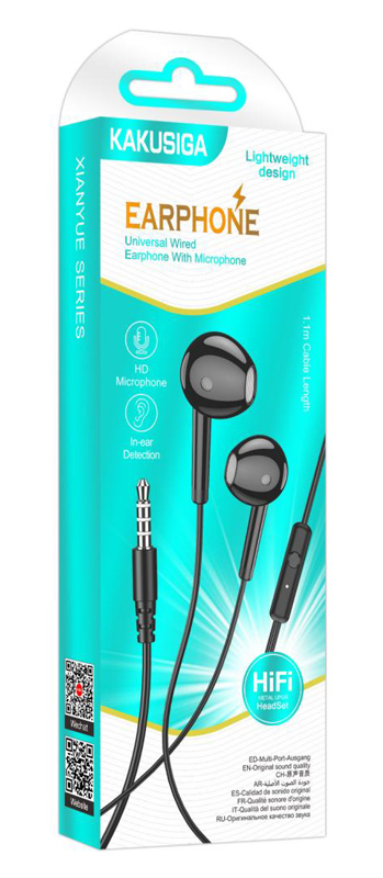 KAKUSIGA earphones με μικρόφωνο KSC-1301 - Image 4