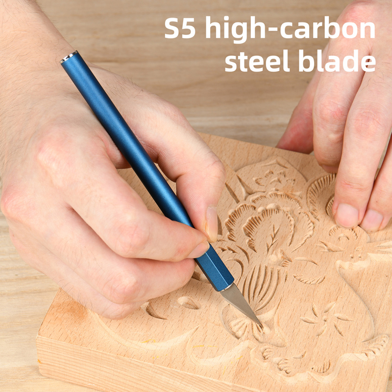 DELI κοπίδι χειροτεχνίας DL359201B με ανταλλακτικές λεπίδες - Image 2