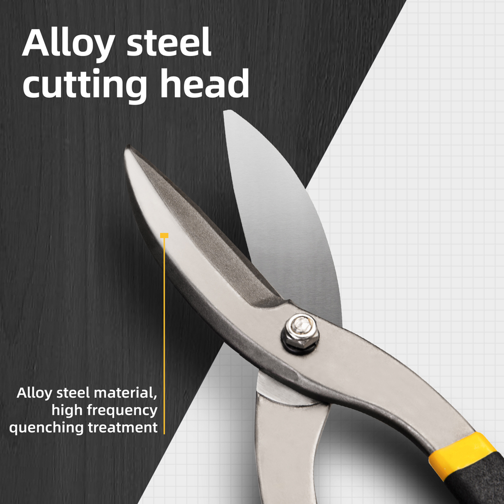 DELI ψαλίδι λαμαρίνας DL25912 με αντιολισθητικές λαβές - Image 3