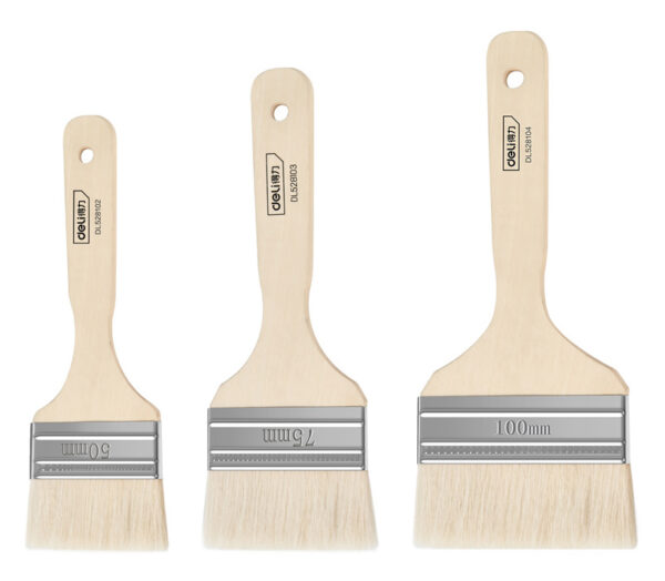 DELI σετ πινέλα βαφής DL528101 με φυσικές τρίχες