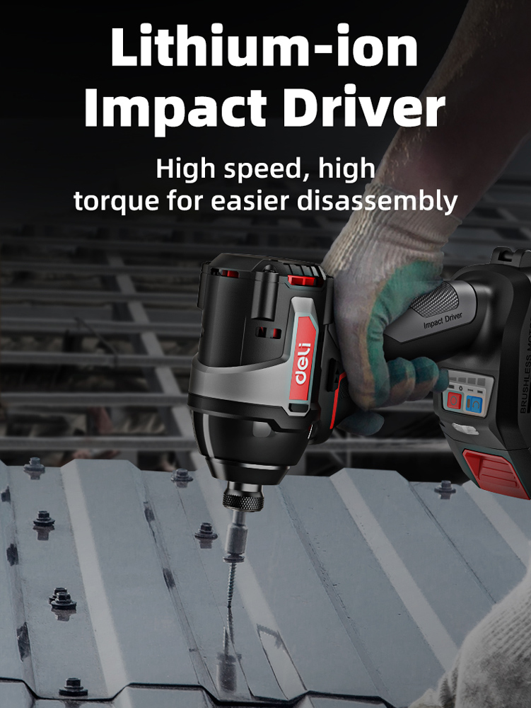 DELI παλμικό κατσαβίδι μπαταρίας DE-QZ20-1D2 - Image 2