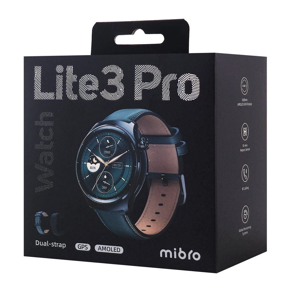 MIBRO smartwatch Lite 3 Pro με 2x λουράκια - Image 3