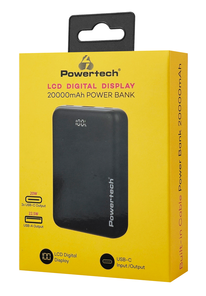 POWERTECH power bank PT-1503 με οθόνη - Image 4