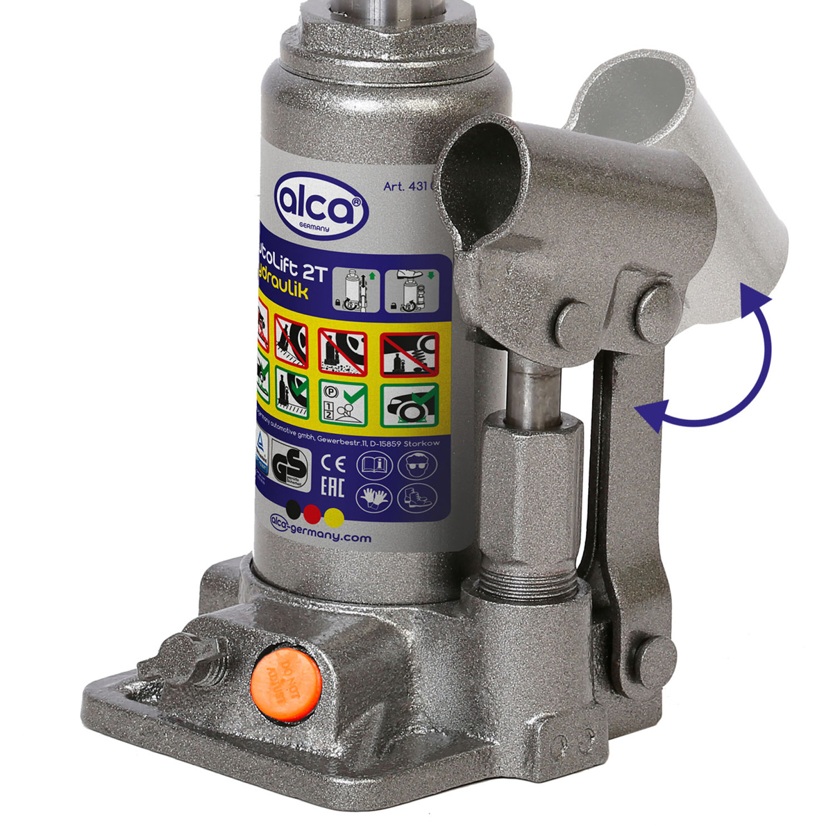 ALCA υδραυλικός γρύλος μπουκάλας 431020 - Image 4