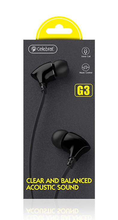 CELEBRAT earphones με μικρόφωνο G3 - Image 4