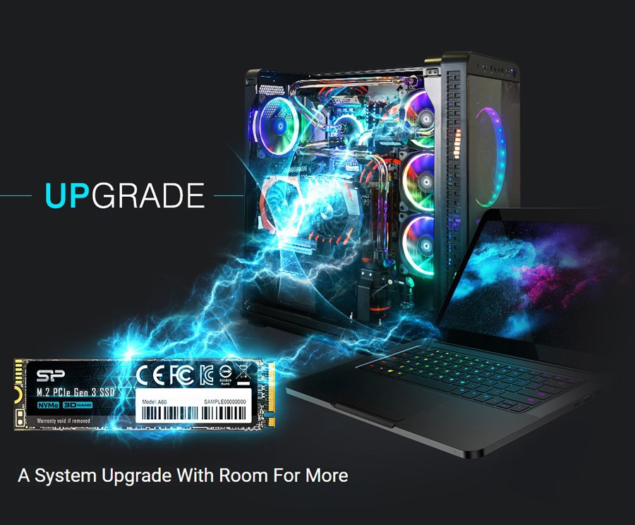 SILICON POWER SSD PCIe Gen3x4 P34A60 M.2 2280 - Image 2