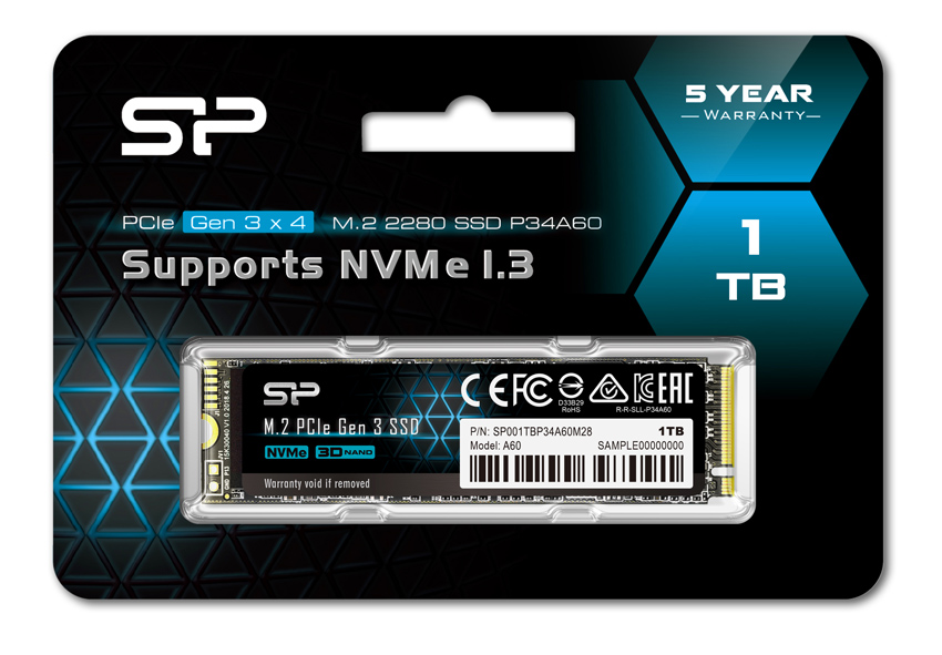 SILICON POWER SSD PCIe Gen3x4 P34A60 M.2 2280 - Image 4