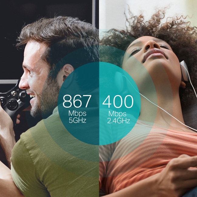 TP-LINK ασύρματος USB αντάπτορας δικτύου Archer T4U - Image 3