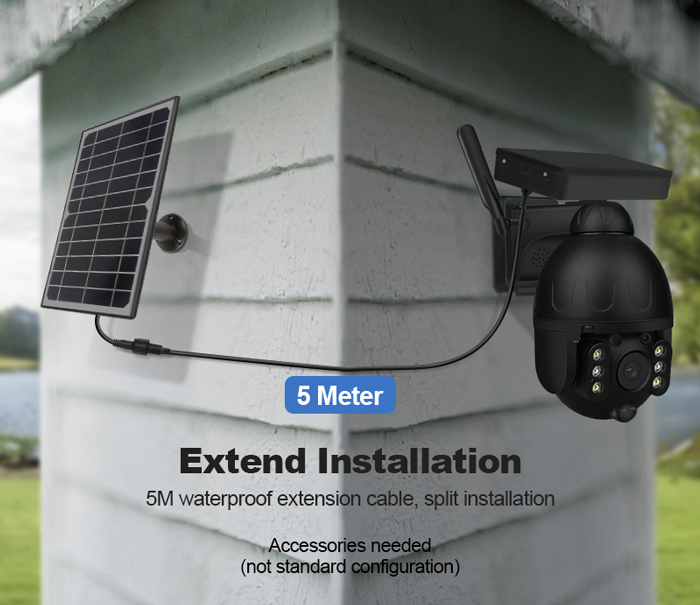 SECTEC smart ηλιακή 4G κάμερα ST-S588M-3M-4G - Image 4