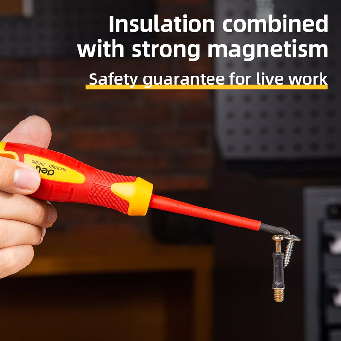 DELI κατσαβίδι ηλεκτρολόγου DL514080 - Image 3