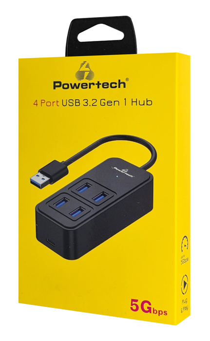 POWERTECH USB 3.2 hub PTR-0153 - Image 2