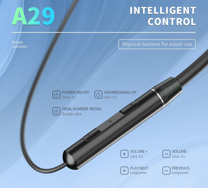 CELEBRAT earphones A29 με μαγνήτη - Image 3