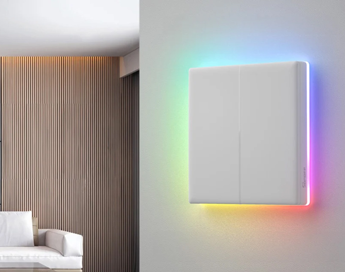 SONOFF smart διακόπτης T5-2C-86 με LED φωτισμό - Image 2