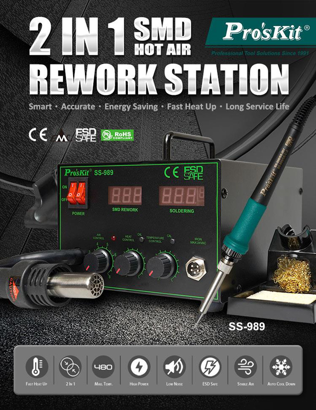 PROSKIT σταθμός συγκόλλησης SS-989B - Image 2