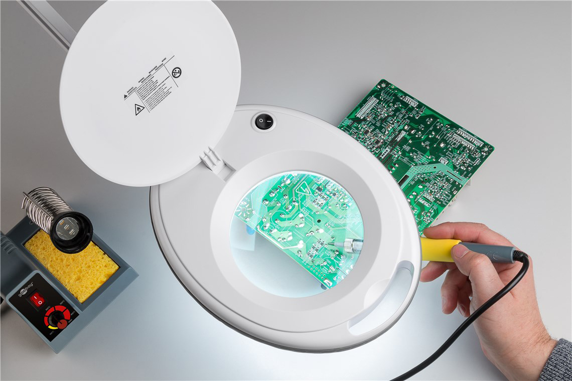 GOOBAY μεγεθυντικός φακός 60361 με σφιγκτήρα - Image 2