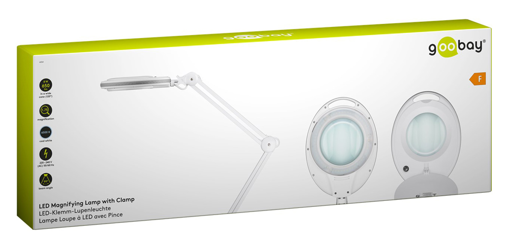 GOOBAY μεγεθυντικός φακός 60361 με σφιγκτήρα - Image 3