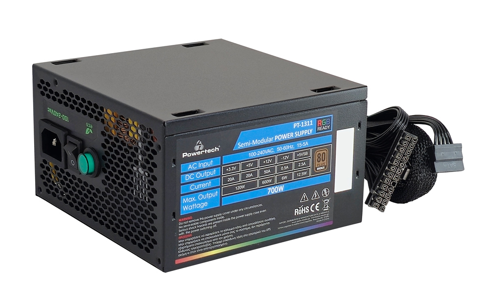 POWERTECH τροφοδοτικό PC PT-1311 - Image 3