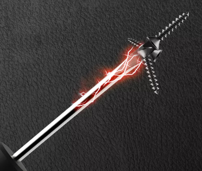 DELI ίσιο κατσαβίδι DL3447 με αντιολισθητική λαβή - Image 2