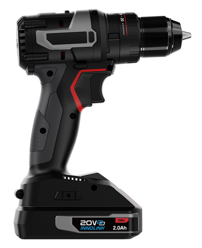 DELI κρουστικό δραπανοκατσάβιδο μπαταρίας DE-CZ20-2D2 - Image 3