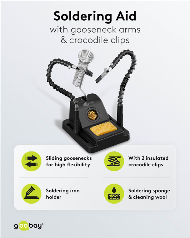 GOOBAY βάση στήριξης πλακέτας 76561 με θέση για κολλητήρι - Image 4