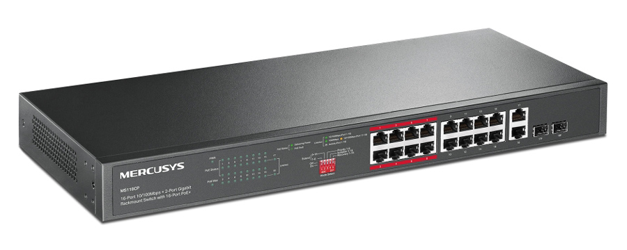 MERCUSYS rackmount switch MS118CP - Image 3