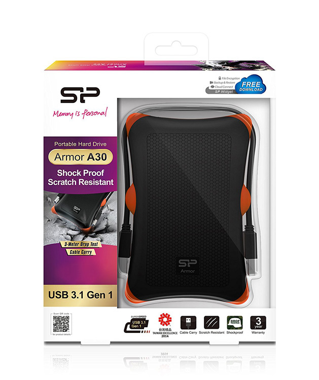 SILICON POWER εξωτερικός HDD Armor A30 - Image 3