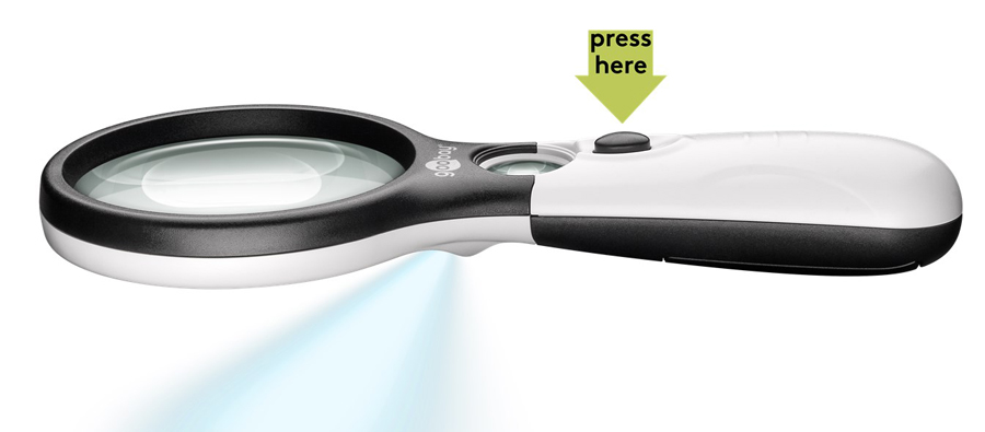 GOOBAY μεγεθυντικός φακός χειρός 41255 με φωτισμό LED - Image 4