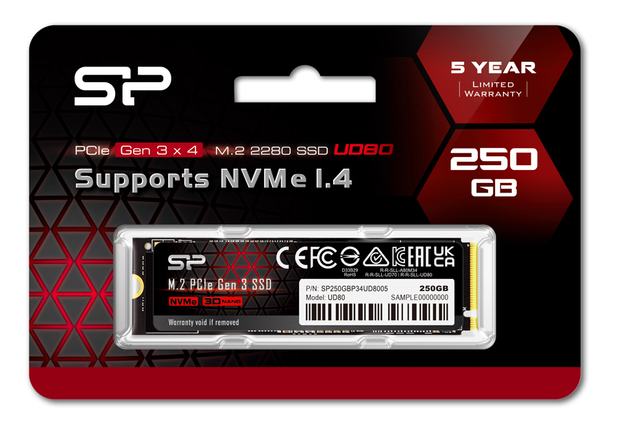 SILICON POWER SSD PCIe Gen3x4 M.2 2280 UD80 - Image 4