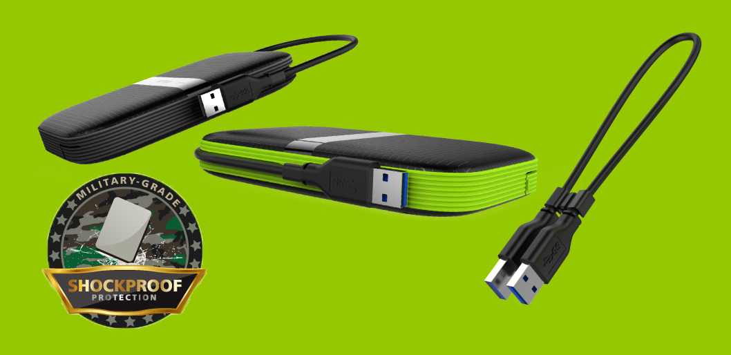 SILICON POWER εξωτερικός HDD Armor A60 - Image 2