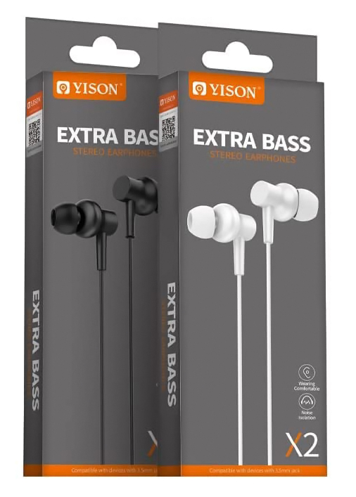 YISON earphones με μικρόφωνο X2 - Image 3