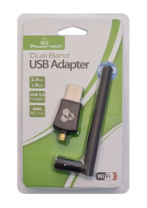 POWERTECH ασύρματος USB αντάπτορας δικτύου PT-1042 - Image 4