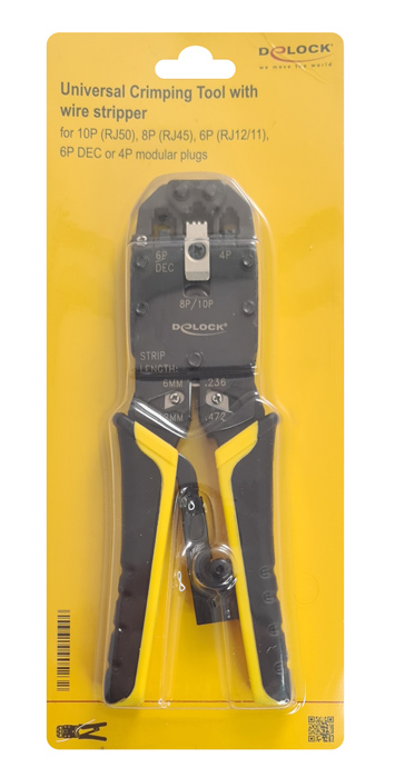 DELOCK πρέσα ακροδεκτών 90523 για καλώδια δικτύου RJ50/RJ45/RJ12/RJ11 - Image 4