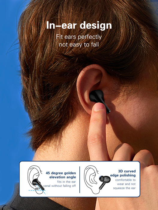 LDNIO earphones με θήκη φόρτισης T02 - Image 3