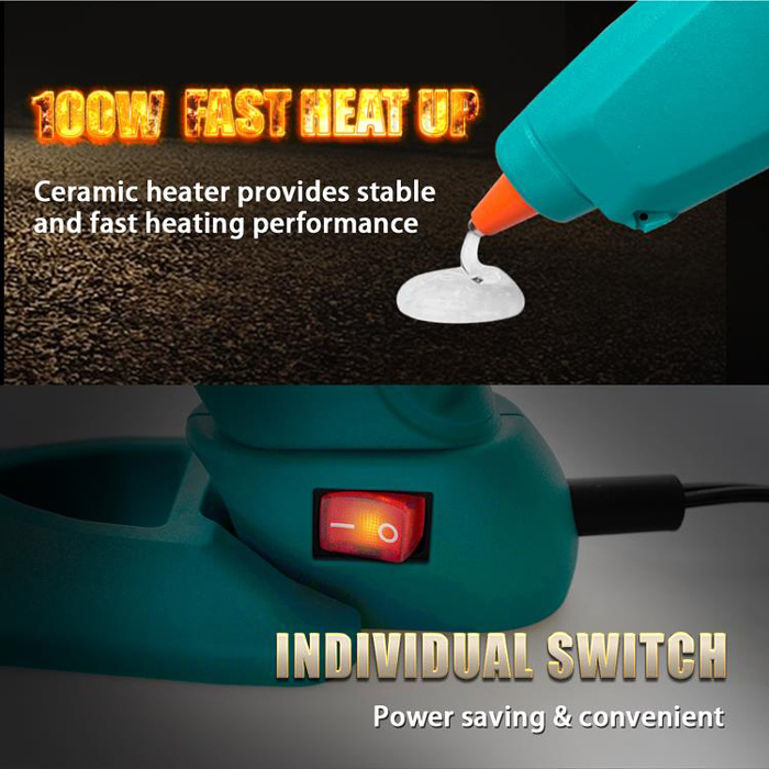 PROSKIT πιστόλι θερμοκόλλησης σιλικόνης GK-392B - Image 4