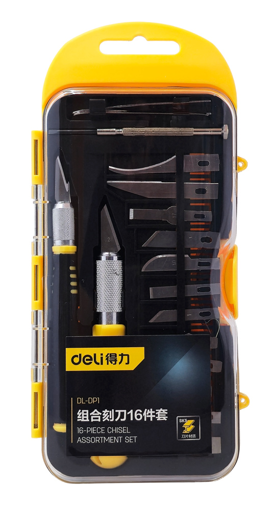 DELI σετ κοπίδια ακριβείας DL-DP1 με θήκη - Image 4