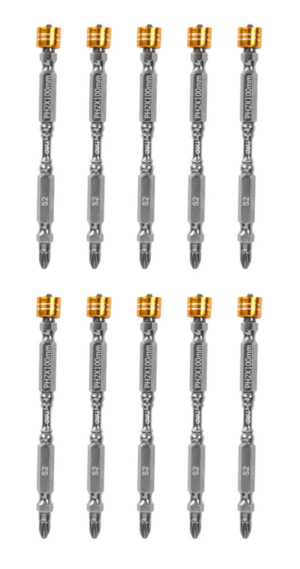 DELI σετ μύτες κατσαβιδιού DL255100 για δραπανοκατσάβιδο