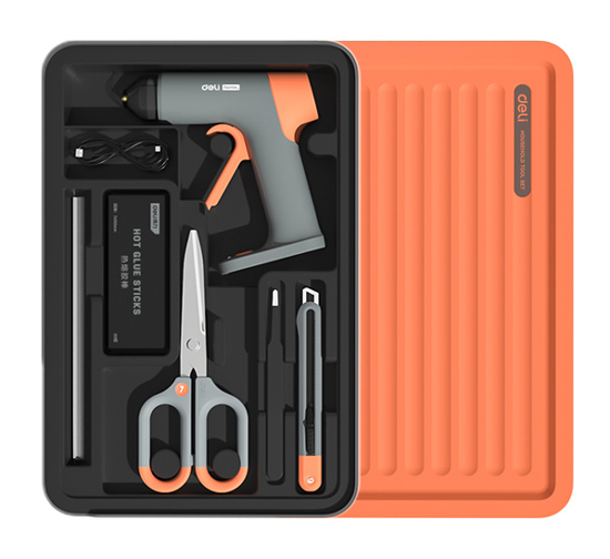 DELI σετ εργαλείων με πιστόλι θερμοκόλλησης H1001-C