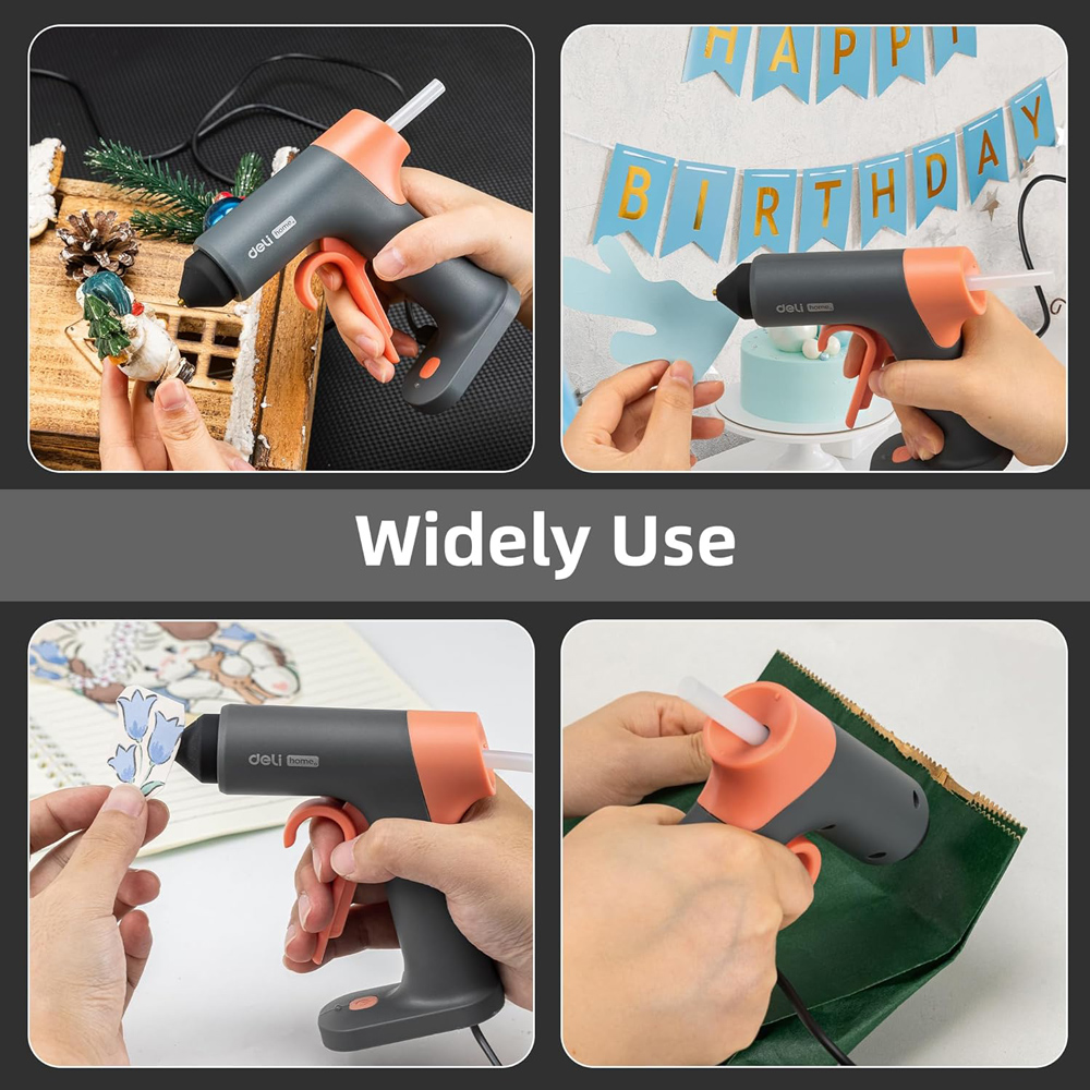 DELI σετ εργαλείων με πιστόλι θερμοκόλλησης H1001-C - Image 2