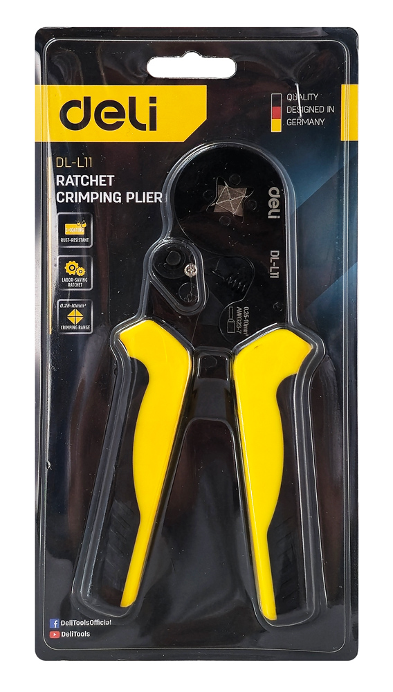 DELI πρέσα ακροδεκτών καλωδίων DL-L11 - Image 4