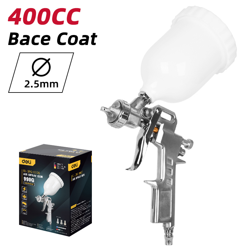 DELI πιστόλι βαφής αέρος άνω δοχείου DL-QPQ-990G - Image 3