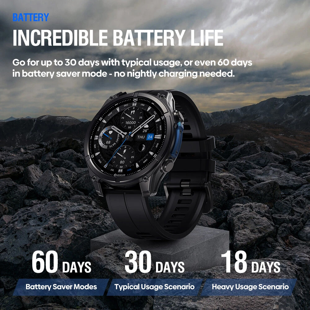 ZEBLAZE smartwatch Vibe 8 με φακό - Image 4