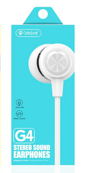 CELEBRAT earphones με μικρόφωνο G4 - Image 2