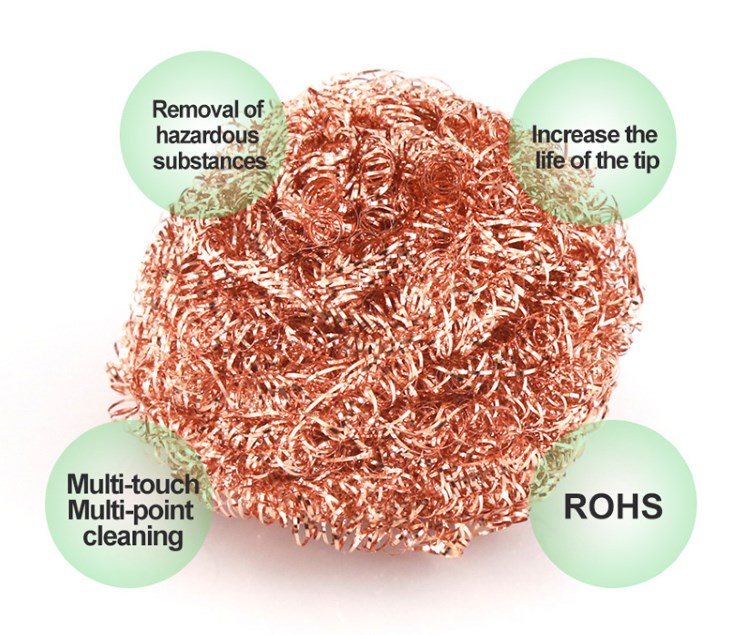 BEST Καθαριστικό μύτης κολλητηριού BST-TIPCS με συρμάτινο σφουγγάρι - Image 3