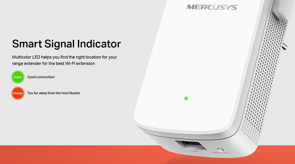 MERCUSYS Wi-Fi Range Extender ME30 - Image 2