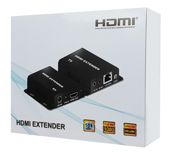 POWERTECH HDMI video extender CAB-H148 μέσω καλωδίου RJ45 - Image 4
